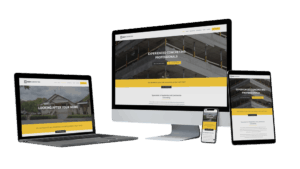 keen concreting website mockup on 4 devices