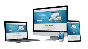 Team Accelerate website mockup on 4 devices