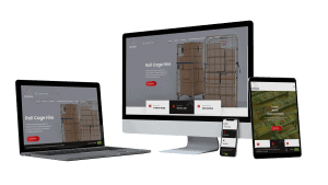 Retailquip website mock up on 4 devices